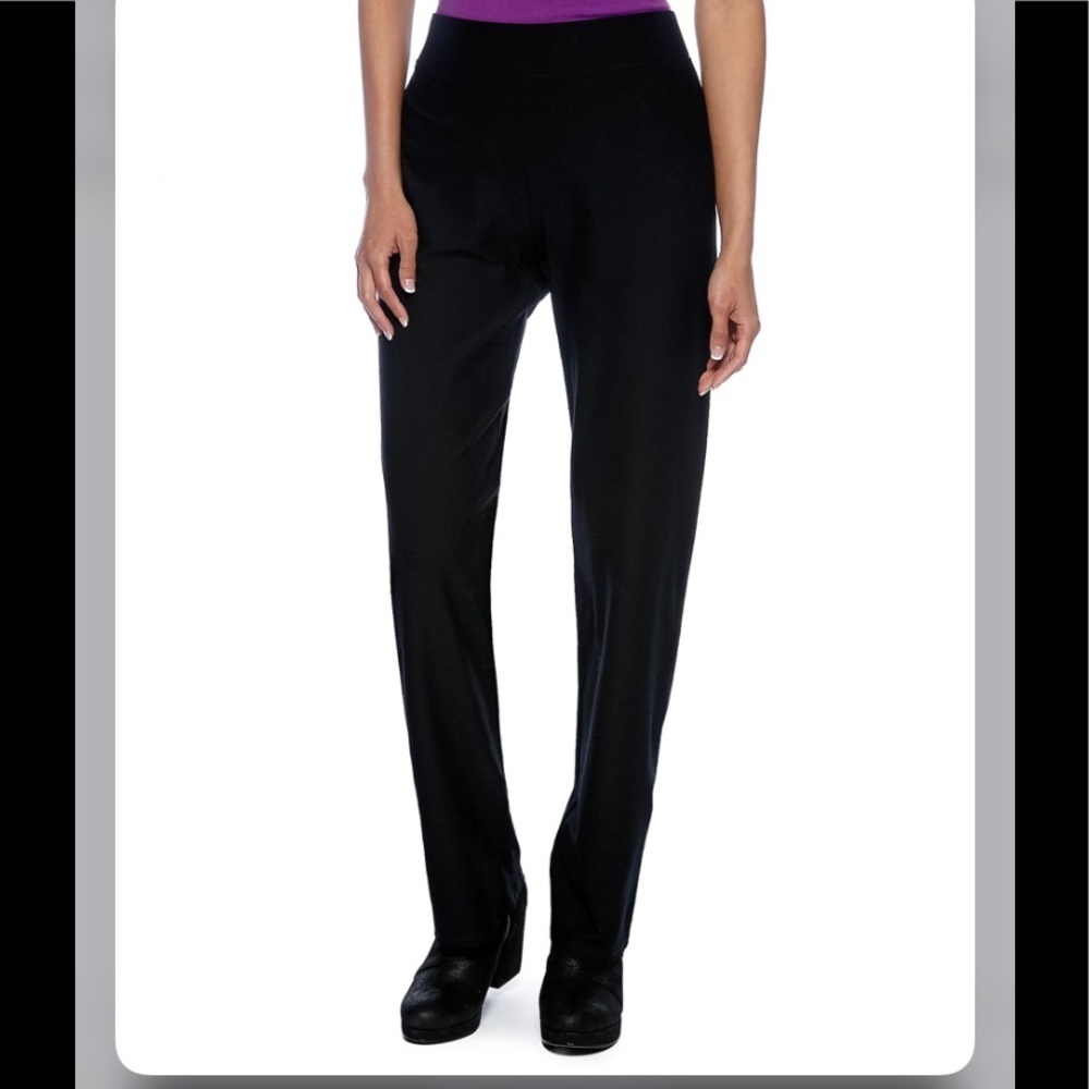 Eileen Fisher Straight Pants With Yoke E.
